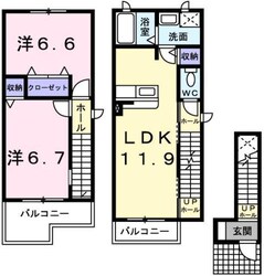 メゾン　ド　リジェールＮの物件間取画像